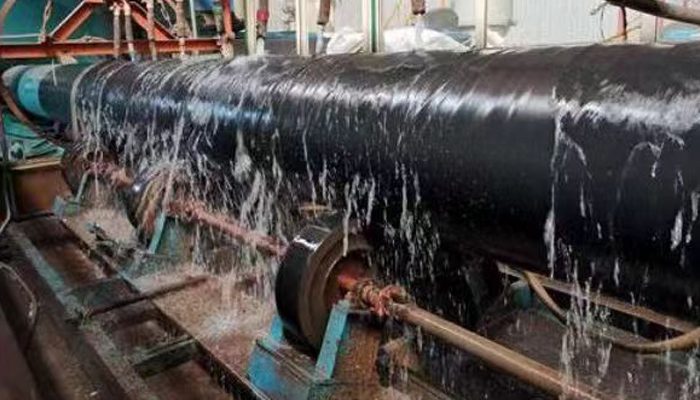 恒运防腐钢管生产线