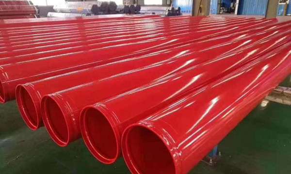 消防沟槽涂塑钢管